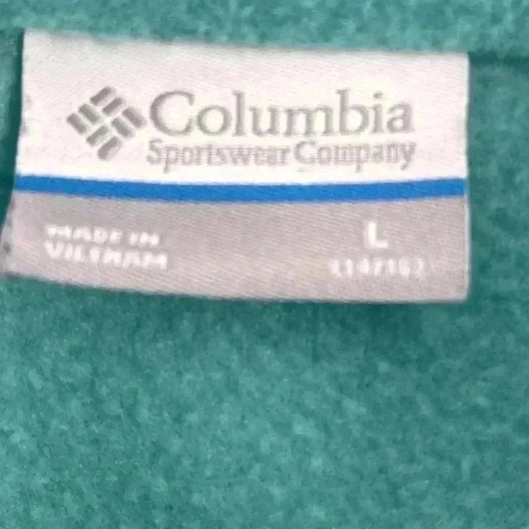 Columbia girls size large (14/16) mint green vest with full zip - Picture 4 of 5